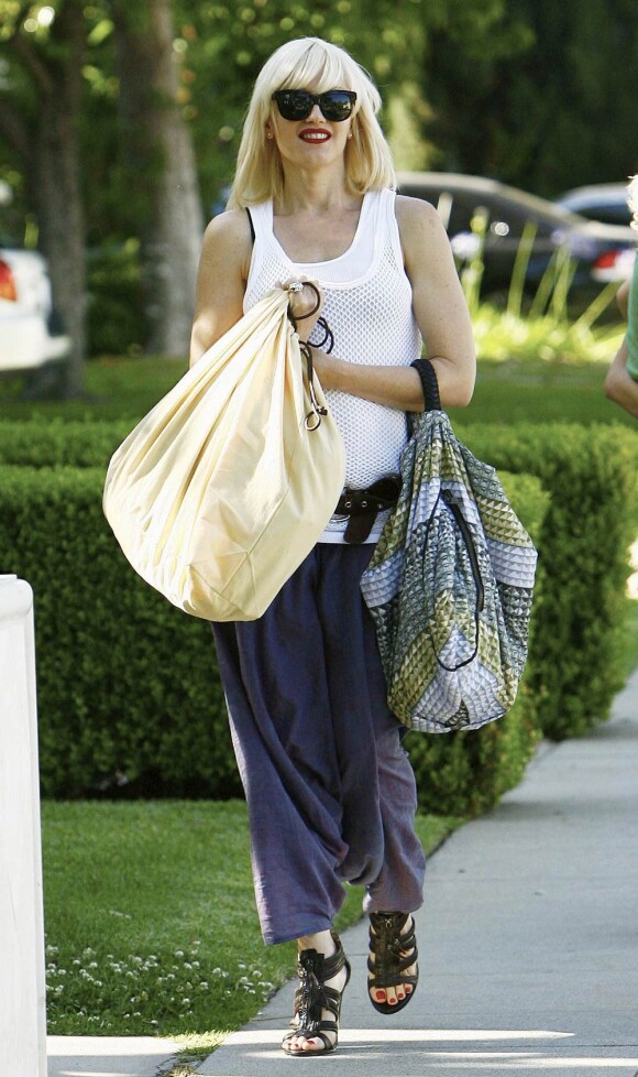 Gwen Stefani en famille à Los Angeles, le 30 mai 2010