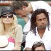 Adriana et Christian Karembeu au tournoi de Roland-Garros. 6/06/2010