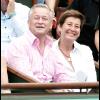 Jean-Marie Messier et Christel Delaval au tournoi de Roland-Garros. 6/06/2010