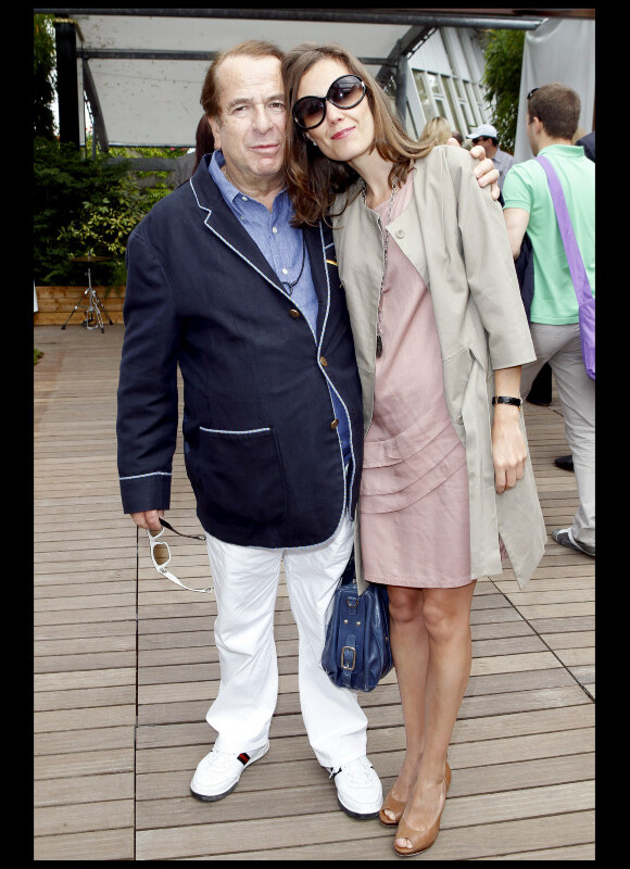 Paul-Loup Sulitzer et Annabelle Rahal au tournoi de Roland-Garros. 6/06/2010