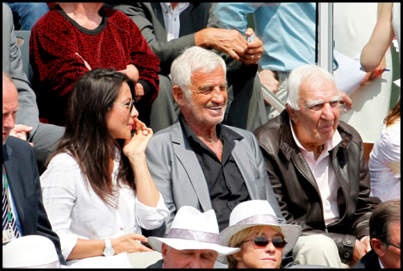 Jean-Paul Belmondo et Barbara, amoureux à Roland-Garros.