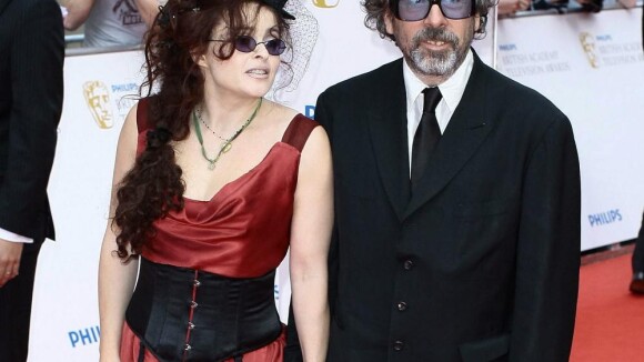 Helena Bonham Carter avec son bien-aimé Tim Burton : moins fantasque que d'habitude... et déçue !