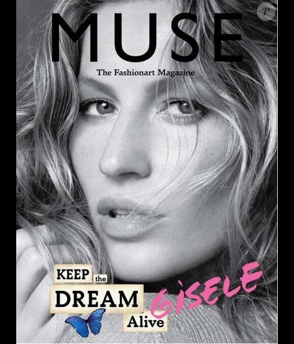 Le top model Gisele Bundchen en couverture du magazine Muse