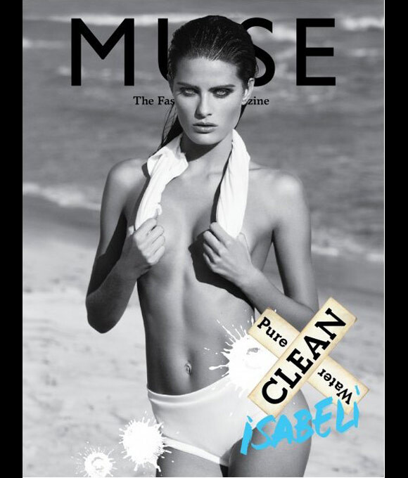 Le top model Isabeli Fontana en couverture du magazine Muse