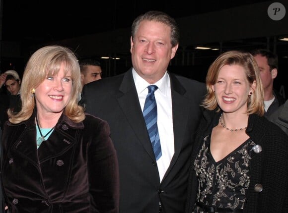 Al Gore, sa future ex-épouse Tipper et leur fille Karenna