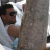 Michael Ballack et sa charmante épouse Simone Lambe, en vacances à Miami, le 10 juin 2010.