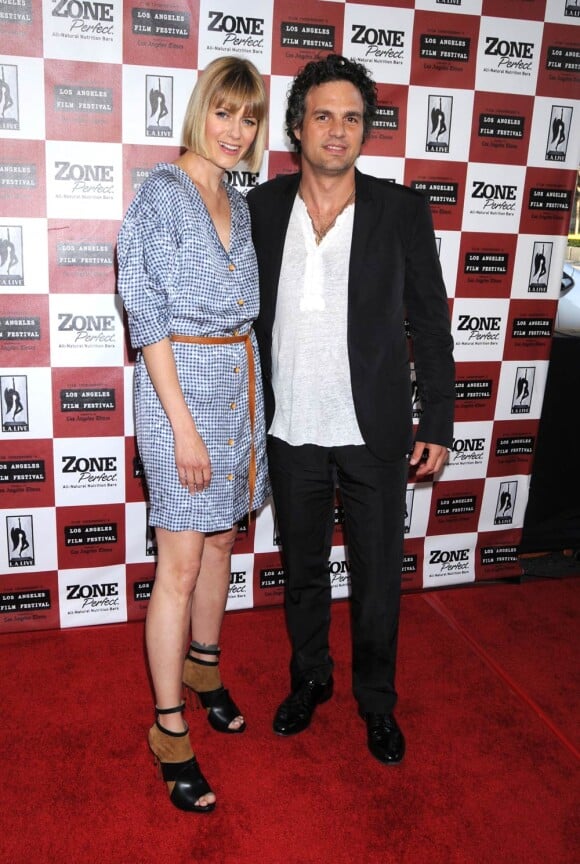 Mark Ruffalo et sa femme Sunrise Coigney à l'occasion de l'avant-première de The Kids are all right, lors de l'ouverture du Los Angeles Film Festival, le 17 juin 2010.