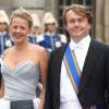 Samedi 19 juin 2010 : Le mariage de la princesse Victoria de Suède et de Daniel Westling, apothéose de leur conte de fées, a été béni par un incroyable cortège de royaux. Friso et Mabel des Pays-Bas.