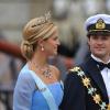 Samedi 19 juin 2010 : Le mariage de la princesse Victoria de Suède et de Daniel Westling, apothéose de leur conte de fées, a été béni par un incroyable cortège de royaux. Madeleine et Carl Philip de Suède.