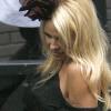 Pamela Anderson, à Londres, le 18 juin 2010