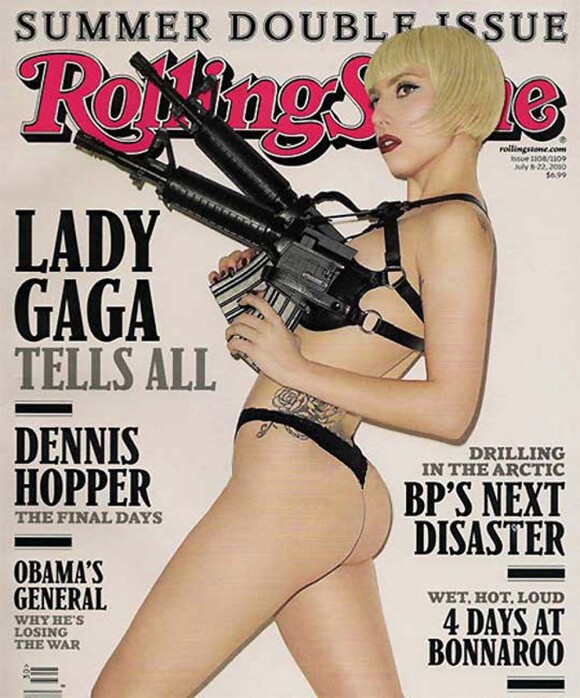 Lady Gaga en couverture du Rolling Stone américain, juillet/août 2010