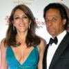 Elizabeth Hurley et son mari Arun Nayar lors du Royal Rajasthan Charity Gala, qui s'est tenu à Bombay, le 21 juin 2010