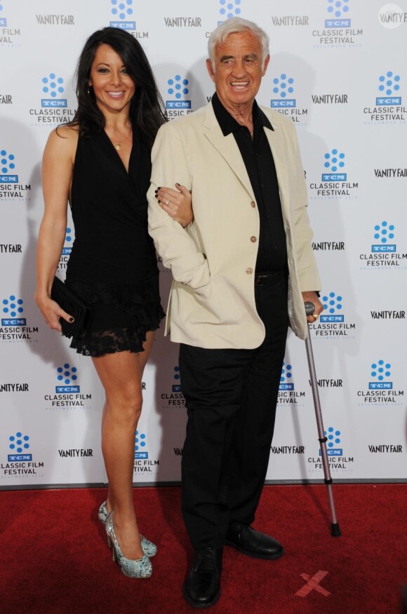 Jean-Paul Belmondo et Barbara à Los Angeles. Avril 2010