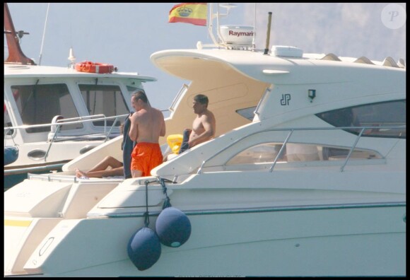Franck Ribery en vacances à Ibiza