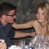 Josh Harnett et Sophia Lie, lors du dîner à l'Hotel Mezzatorre, à l'occasion du dernier jour du 8e Festival Global Music & Cinema d'Ischia, en Italie, le 17 juillet 2010.