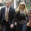 Lindsay Lohan arrive au Tribunal afin de se rendre aux autorités pour purger sa peine de 90 jours le 20 juillet 2010 à Los Angeles