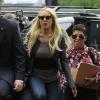 Lindsay Lohan arrive au Tribunal afin de se rendre aux autorités pour purger sa peine de 90 jours le 20 juillet 2010 à Los Angeles