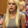 Lindsay Lohan écoute la confirmation de sa sentence de 90 jours de prison au tribunal aujourd'hui