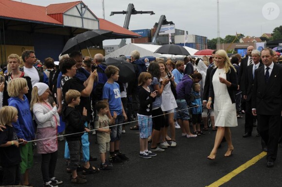 Le 29 juillet 2010, la princesse Mette-Marit de Norvège inaugurait le Tall Ships Races dans sa ville natale de Kristiansand.