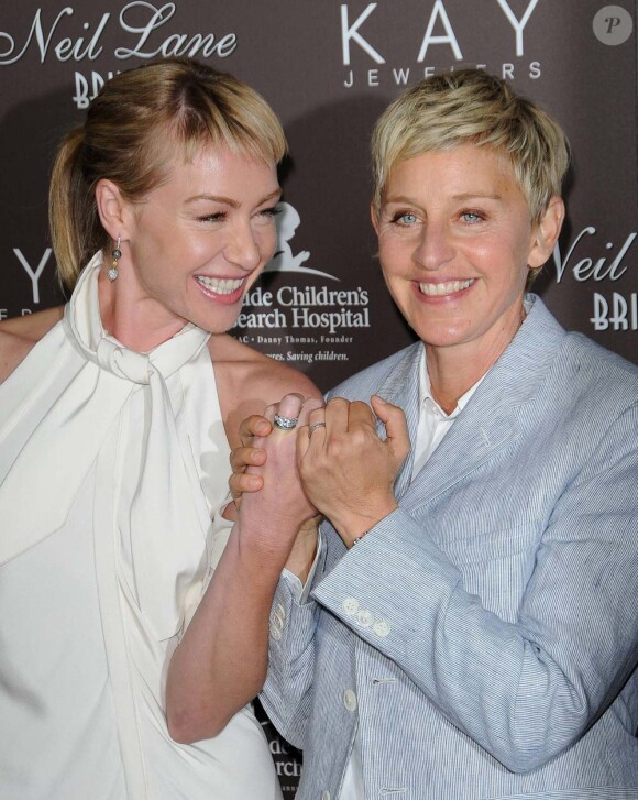 Portia de Rossi et Ellen DeGeneres, l'un des plus beaux couples d'Hollywood