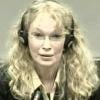 Mia Farrow témoigne au procès de Charles Taylor, à La Haye, le 9 aout 2010