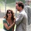 Matthew McConaughey et Marisa Tomei sur le tournage de The Lincoln Lawyer, à Los Angeles
