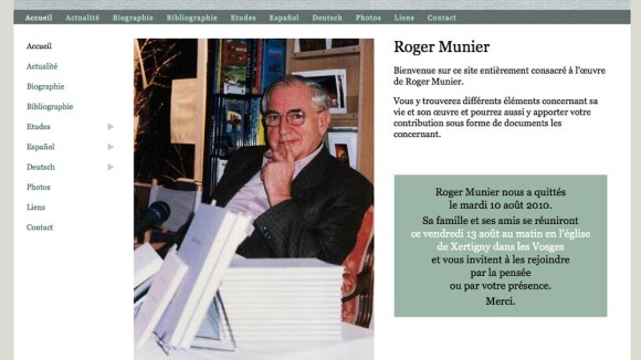 Roger Munier : L'écrivain et poète est mort...