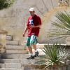 Adam Sandler en vacances à Palma de majorque, en Espagne