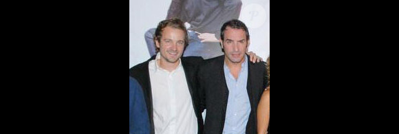 Jocelyn Quivrin et Jean Dujardin pour la promotion de 99 francs en 2007