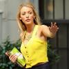Blake Lively sur le tournage de Gossip Girl à New Girl, le 18 août 2010