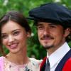 Les jeunes mariés Miranda Kerr et Orlando Bloom