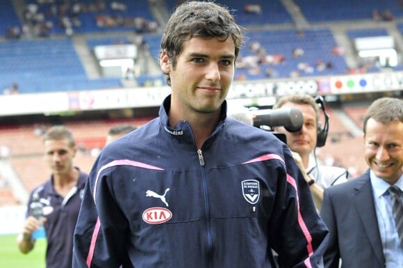 Yoann Gourcuff au Parc des Princes le 22 août 2010, pour ses dernières minutes sous le maillot marine des Girondins de Bordeaux. Le milieu de terrain de 24 ans rejoint l'OL pour 22 millions d'euros.