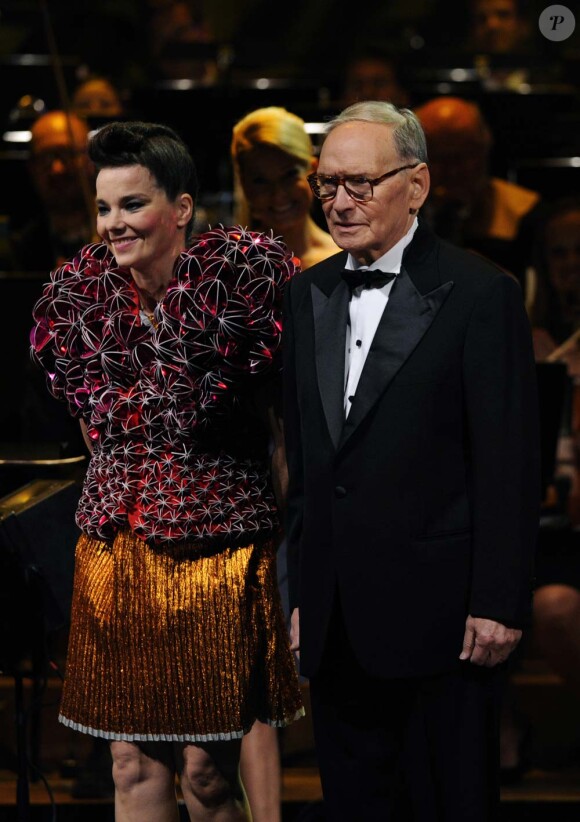 Polar Music Prize, Stockholm le 30 août 2010 : Björk et Ennio Morricone