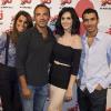 Katy Perry au 6/9 sur NRJ, entourée de Nikos, Karine Ferri et Mustapha El Atrassi