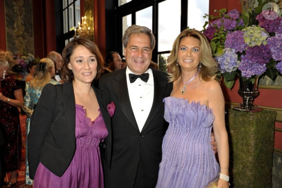 Daniela Lumbroso, Marc Stehlin et Arielle de Rothschild lors du Grand Bal de Deauville, le 28 août 2010