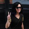 Katy Perry à Londres le 1er septembre