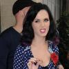 Katy Perry à la sortie de son hôtel à Londres