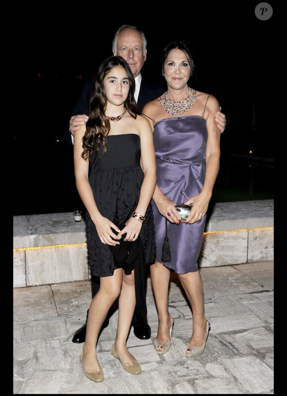 Nicola Bulgari, Beatrice Bulgari et leur fille lors de la soirée Bulgari durant la 67e Mostra de Venise le 4 septembre 2010
 
 