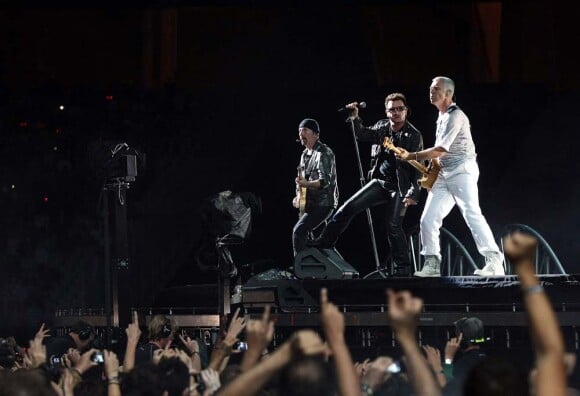 U2 sur scène, à Istanbul, le 6 septembre 2010