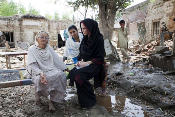 Angelina Jolie au Pakistan