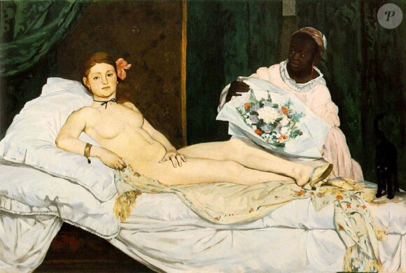 Olympia, Claude Manet, 1863
