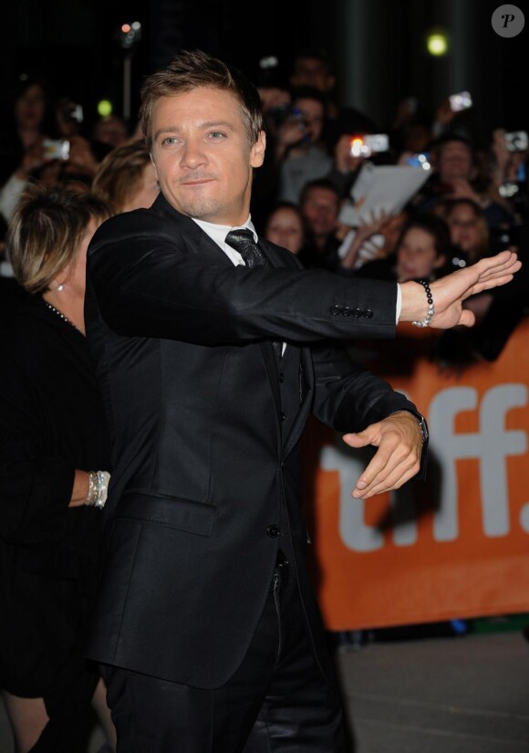 Jeremy Renner à la présentation de The Town, au Festival de Toronto
