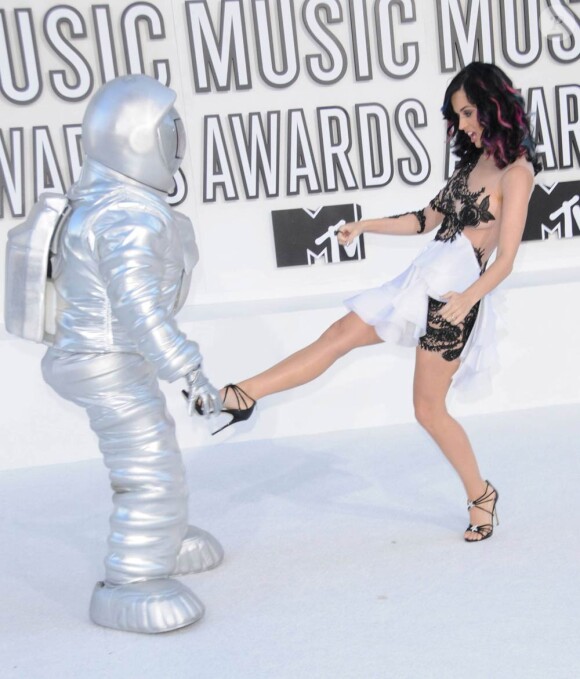 Katy Perry lors des MTV Video Music Awards 2010 à Los Angeles, le 12 septembre 2010