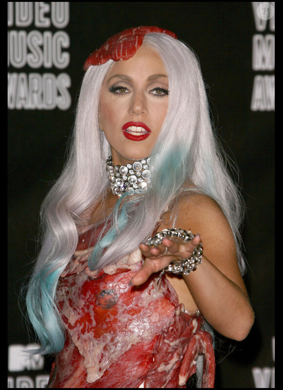 Lady Gaga lors des MTV Video Music Awards 2010 à Los Angeles, le 12 septembre 2010