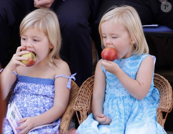 Avec leurs parents le prince Willem-Alexander et la princesse Maxima des Pays-Bas, les princesses Catharina-Amalia (6 ans), Alexia (5 ans) et Ariane (3 ans) effectuaient le 11 septembre 2010 leur première apparition officielle !