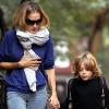 Sarah Jessica Parker accompagne son fils à l'école dans les rues de New York le 17 septembre