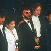 George Harrison, Yoko Ono, Rino Starr, Julian et Sean Lennon en 1988