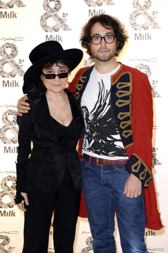 Yoko Ono et Sean Lennon
