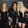 Madonna, Lourdes et Taylor Momsen lors du lancement de la ligne de prêt-à-porter Material Girl à New York le 22 septembre 2010