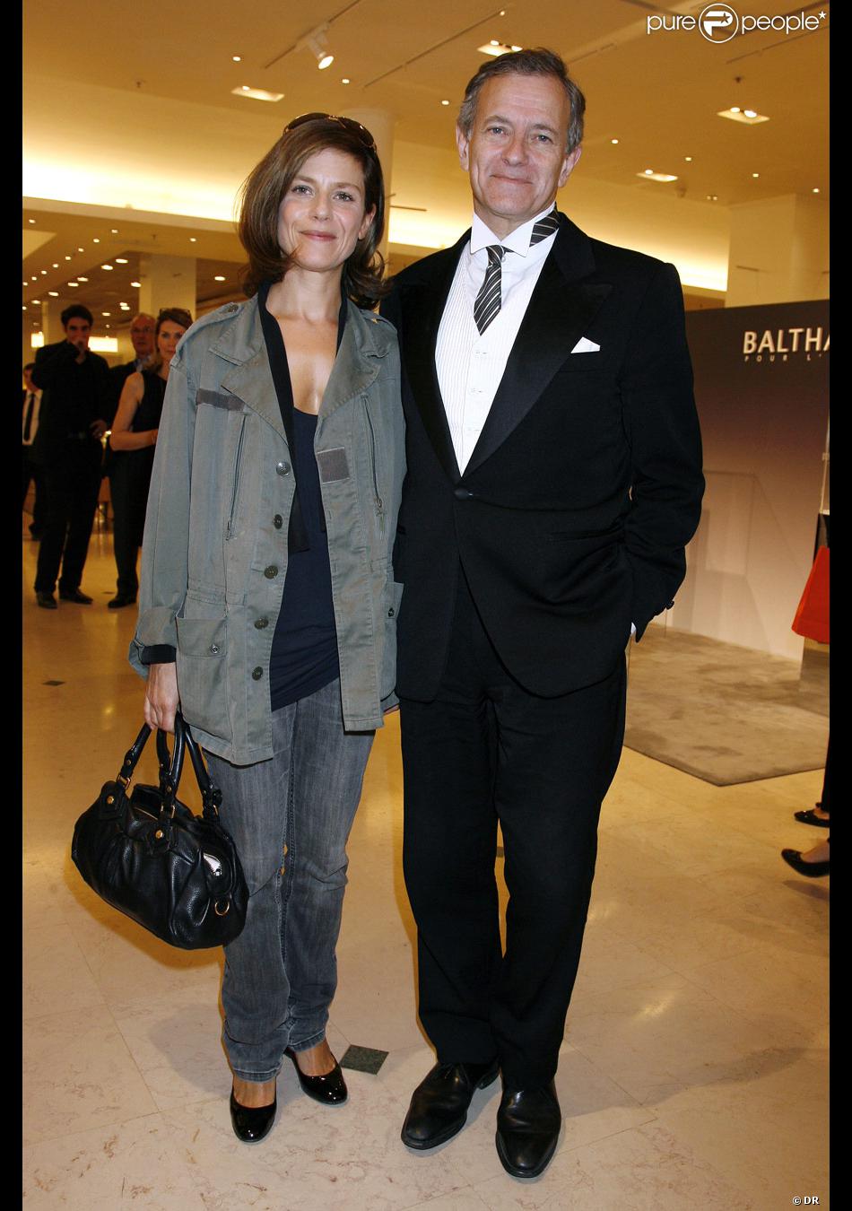 Francis Huster Et Marina Fois Lors De L Inauguration Du Nouvel